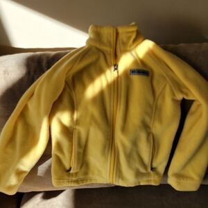 Columbia Kids Bright Yellow Fleece Jacket